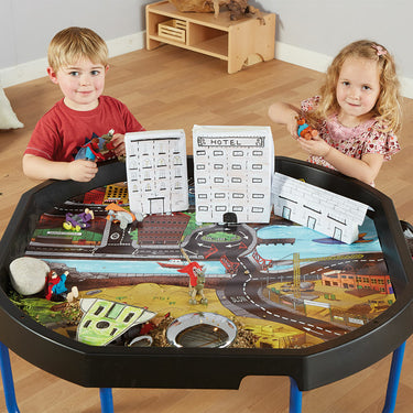 active world tuff tray superhero mat